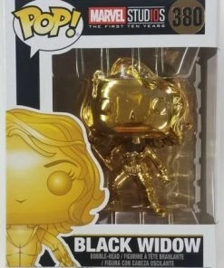Funko POP Gold Chrome Black Window #380 10th Ann Marvel Studios Figure IN STOCK