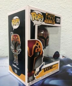 Funko POP! Star Wars Rebels SABINE In Mask Special Edition #131 W/ Protector