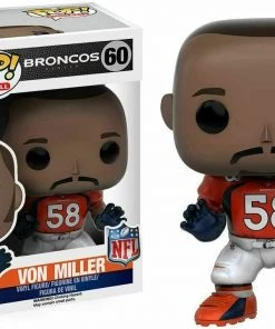 Funko POP! NFL Denver Broncos VON MILLER Figure #60 W/ Protector