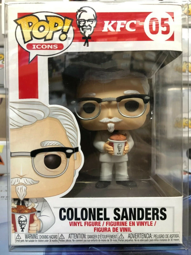 Funko POP! Icons KFC COLONEL SANDERS Figure #05 W/ Protector 3 Funko POP! Icons KFC COLONEL SANDERS Figure #05 W/ Protector
