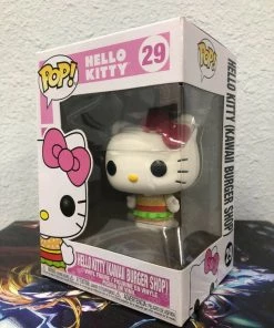 Funko POP! Hello Kitty HELLO KITTY KAWAII BURGER SHOP Figure #29 W/ Protector