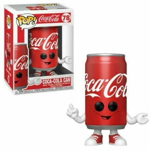 Funko Pop! Coke Coca-Cola Can Vinyl Figure W/ Protector 3 Funko Pop! Coke Coca-Cola Can Vinyl Figure W/ Protector