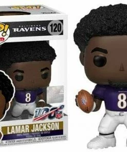 Lamar Jackson (Baltimore Ravens) NFL Funko Pop! Series 7 With Protector