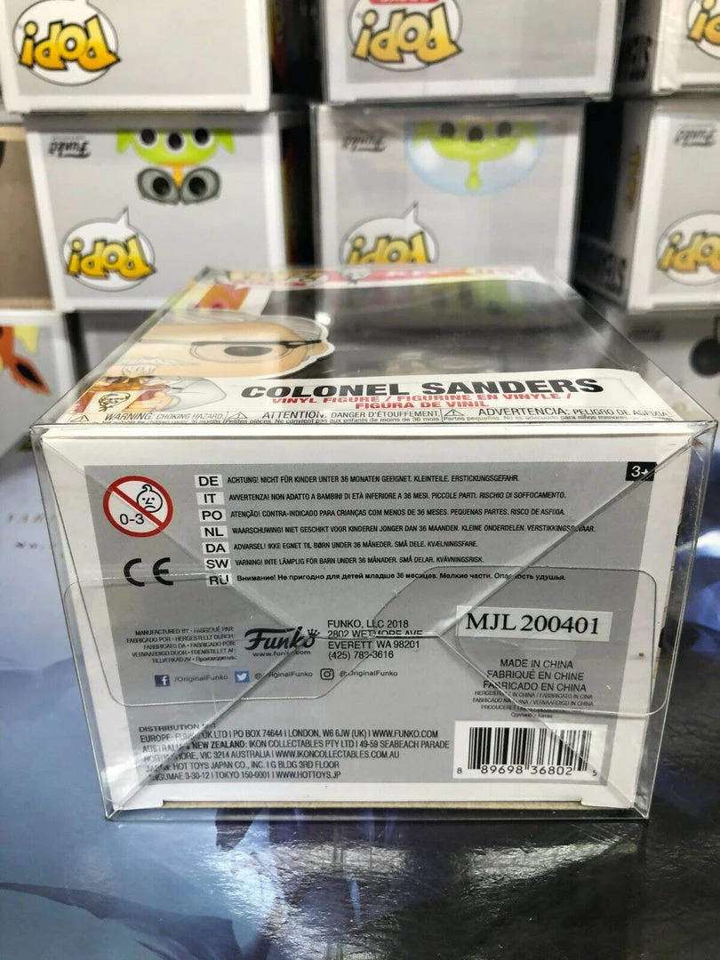 Funko POP! Icons KFC COLONEL SANDERS Figure #05 W/ Protector 6 Funko POP! Icons KFC COLONEL SANDERS Figure #05 W/ Protector