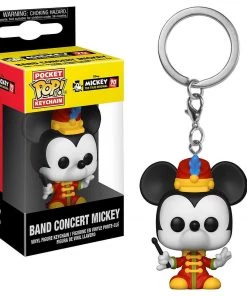 FUNKO POP! KEYCHAIN: Mickey's 90th - Band Concert Mickey Vinyl Figure NEW Keychains