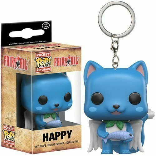 *NEW* Fairy Tail: Happy Pocket POP Key Chain By Funko 3 *NEW* Fairy Tail: Happy Pocket POP Key Chain By Funko