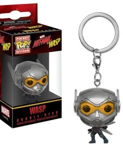 Keychains Funko Pocket Pop Keychain: Ant-Man And The Wasp - Wasp Bobble-Head Item #30974