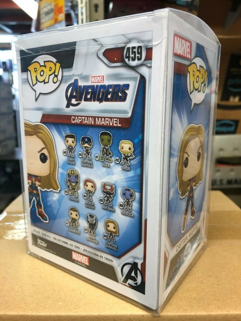Funko POP! Marvel: Avengers Endgame CAPTAlN MARVEL Figure #459 DAMAGE BOX 5 Funko POP! Marvel: Avengers Endgame CAPTAlN MARVEL Figure #459 DAMAGE BOX