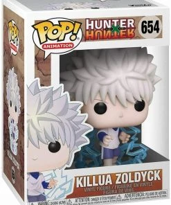 Funko Pop! Animation: Hunter X Hunter KILLUA ZOLDYCK Figure #654 W/ Protector