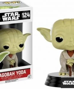 Funko Pop Star Wars The Force Awakens: Dagobah Yoda Figure #10105 W/ Protector