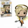 Funko Pop! Games: Overwatch MERCY #304 Figure W/ Protector