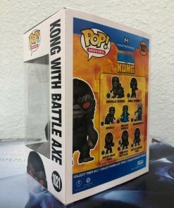 Funko POP! Movies: Godzilla Vs Kong KONG With AXE Figure #1021 W/ Protector