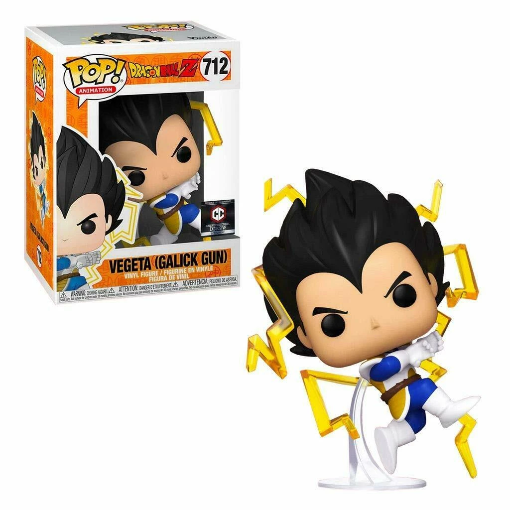 Funko POP Dragon Ball Z Vegeta Galick Gun Chalice Collect Exclusive W/ Protector 3 Funko POP Dragon Ball Z Vegeta Galick Gun Chalice Collect Exclusive W/ Protector