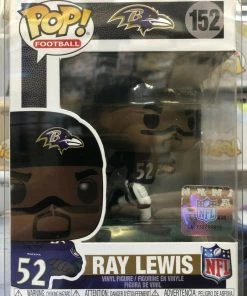 Funko POP! NFL Legends RAY LEWIS Baltimore Ravens Figure #152 W/ Protector