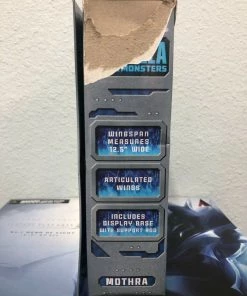 NECA Godzilla King Of The Monster MOTHAR Poster Figure DAMAGE BOX