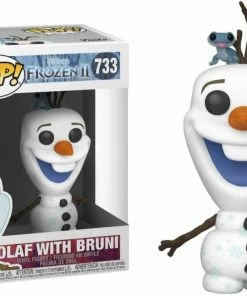 Funko POP! Disney: Frozen 2 OLAF With BRUNI Figure #733 W/ Protector