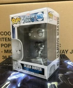 Funko/Marvel Funko POP! Marvel: Fantastic Four SILVER SURFER Figure # 563 W/ Protector