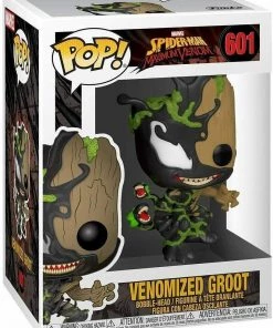 Funko POP! Marvel: Spiderman VENOMIZED GROOT Figure #601 W/ Protector