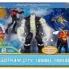 Mattel DC Comics Batman Gotham City Tunnel Takedown Figures 7-Pack