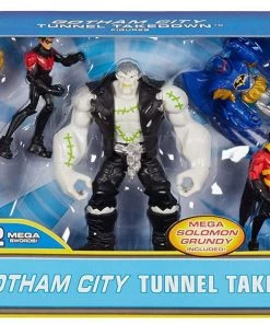 Mattel DC Comics Batman Gotham City Tunnel Takedown Figures 7-Pack