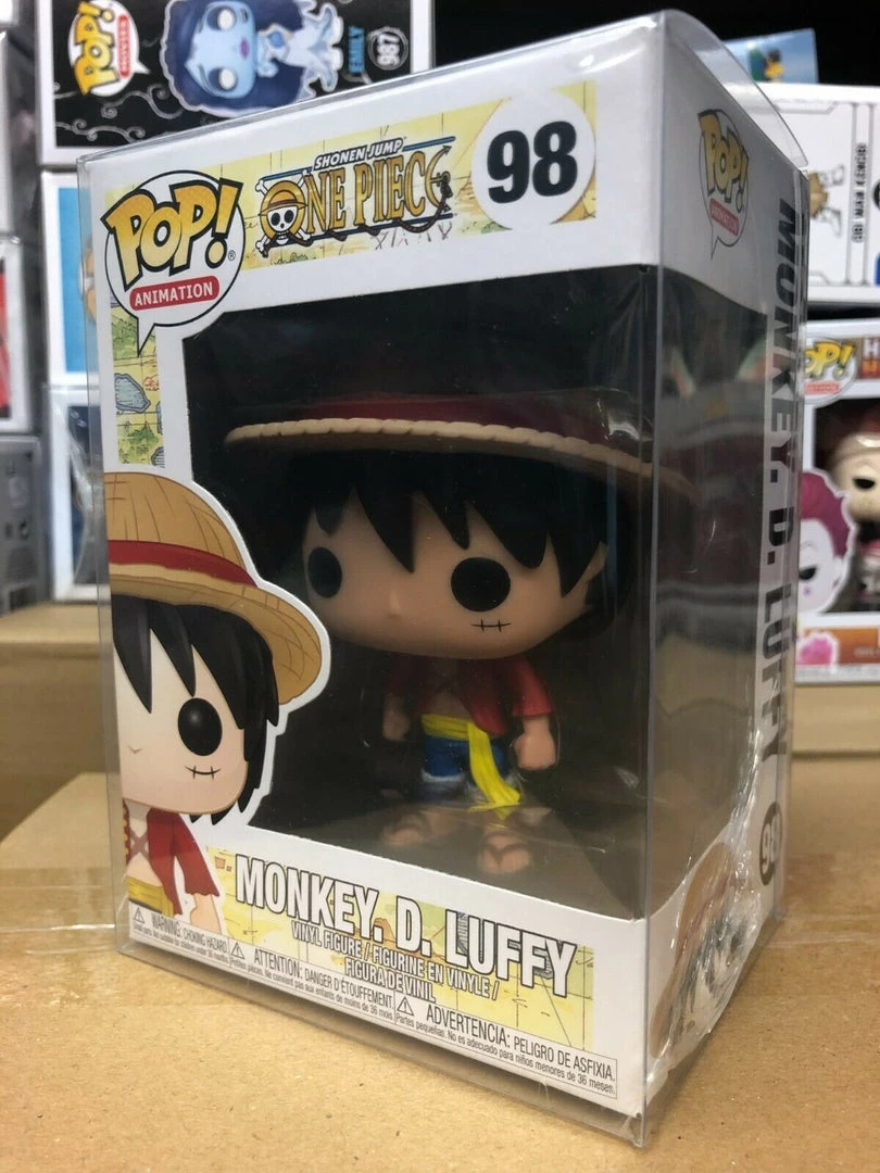 Funko Pop! Anime: One Piece LUFFY Figure #98 W/ Protector 4 Funko Pop! Anime: One Piece LUFFY Figure #98 W/ Protector