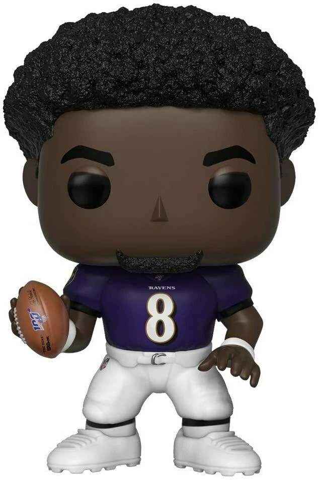 Toystops Funko POP! NFL LAMAR JACKSON Baltimore Ravens Figure #120 DAMAGE BOX 4 Toystops Funko POP! NFL LAMAR JACKSON Baltimore Ravens Figure #120 DAMAGE BOX