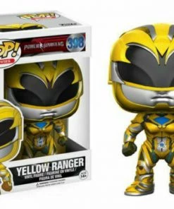 Funko POP! Games: Power Rangers YELLOW RANGER Figure #398 DAMAGE BOX