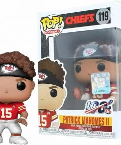 Funko POP! NFL Chief PATRICK MAHOMES II Figure #119 W/ Protector