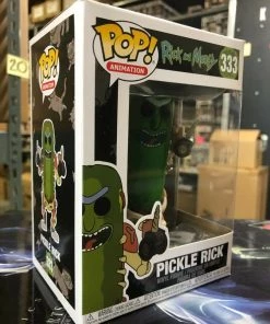 Funko POP! Anime: Rick And Morty PICKLE RICK Figure #333 W/ Protector