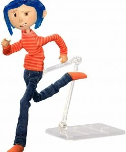 Coraline – Articulated Figure – Coraline In Striped Shirt And Jeans - NECA