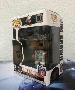 Funko POP! NFL JIM BROWN Figure #80 W/ Protector