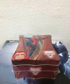 Toystops Collectible Cards Upper Deck Marvel Definitive Super Hero TCG Booster Packs SPIDER-MAN Tin Box Set