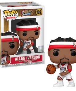 Funko POP! NBA Legends ALLEN IVERSON Sixers Home Figure #102 W/ Protector