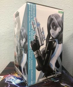 Figures & Bishoujo Statues KOTOBUKIYA Marvel Comics DOMINO Bishoujo Statue IN STOCK