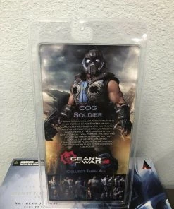 Action Figures NECA Gears Of War 3 COG SOLDIER W/ Retro Lancer 7" Action Figure 10 Action Figures NECA Gears Of War 3 COG SOLDIER W/ Retro Lancer 7