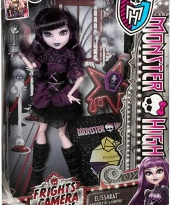 Mattel Dolls Monster High Frights Camera Action ELISSABAT Hauntlywood Doll