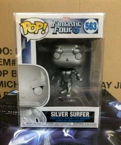 Funko/Marvel Funko POP! Marvel: Fantastic Four SILVER SURFER Figure # 563 W/ Protector