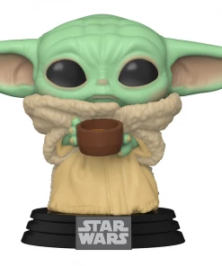 Funko POP! Star Wars The CHILD With Cup Figure #378 DAMAGE BOX