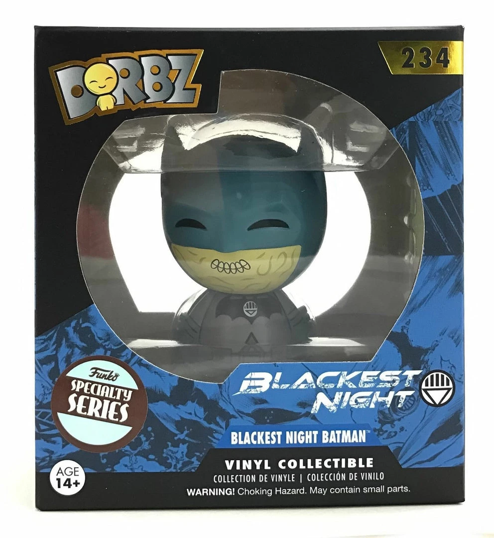 FUNKO DORBZ BATMAN BLACKEST NIGHT SPECIALTY SERIES EXCLUSIVE VINYL NEW LIMITED 3 FUNKO DORBZ BATMAN BLACKEST NIGHT SPECIALTY SERIES EXCLUSIVE VINYL NEW LIMITED
