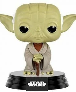 Funko Pop Star Wars The Force Awakens: Dagobah Yoda Figure #10105 W/ Protector