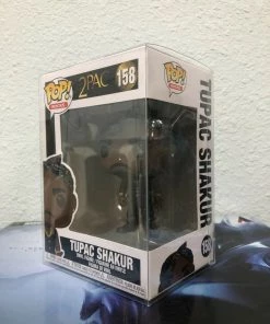 Funko POP! Rocks TUPAC SHAKUR In Vest With Bandana Figure #158 W/ Protector
