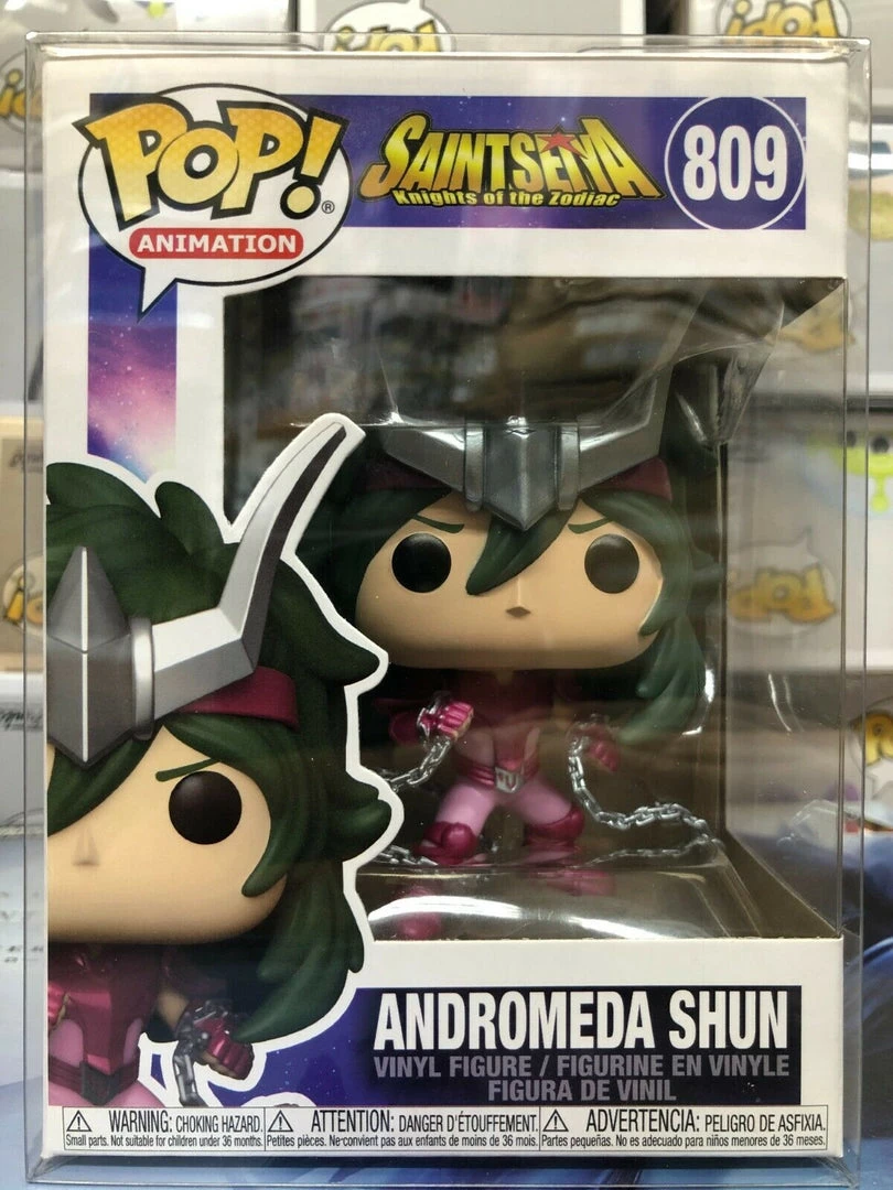 Funko POP! Saint Seiya: Knights Of The Zodiac ANDROMEDA SHUN #809 W/ Protector 3 Funko POP! Saint Seiya: Knights Of The Zodiac ANDROMEDA SHUN #809 W/ Protector