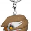 Funko IT Pennywise With Wig Pocket Pop! Keychain Vinyl Figure