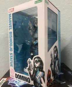 Figures & Bishoujo Statues KOTOBUKIYA Marvel Comics DOMINO Bishoujo Statue IN STOCK