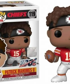 Funko POP! NFL Chief PATRICK MAHOMES II Figure #119 W/ Protector