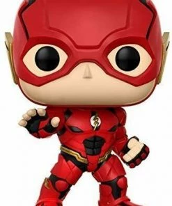 Funko POP! Movies: DC Justice League - The Flash Figure W/ Protector