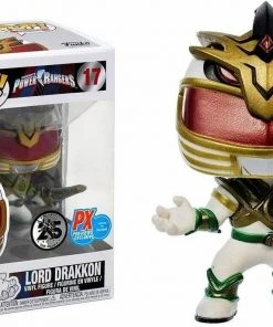Funko POP! Comics: Power Rangers LORD DRAKKON Exclusive Figure #17 W/ Protector
