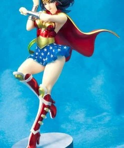 Toystops DC Comics ARMORED WONDER WOMAN 2nd Edition Bishoujo Statue By Kotobukiya Figures & Bishoujo Statues