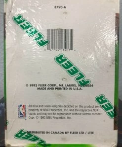 Toystops Collectible Cards Fleer 1993-94 Basketball Series 1 Cards Hobby BOX NEW/SEALED