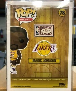 Funko POP! NBA Basketball LA Lakers MAGIC JOHNSON Home Figure #78 W/ Protector